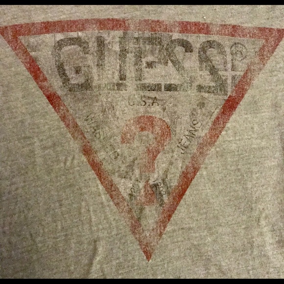 GUESS Jeans gray women’s tee - SZ XS - Picture 2 of 4